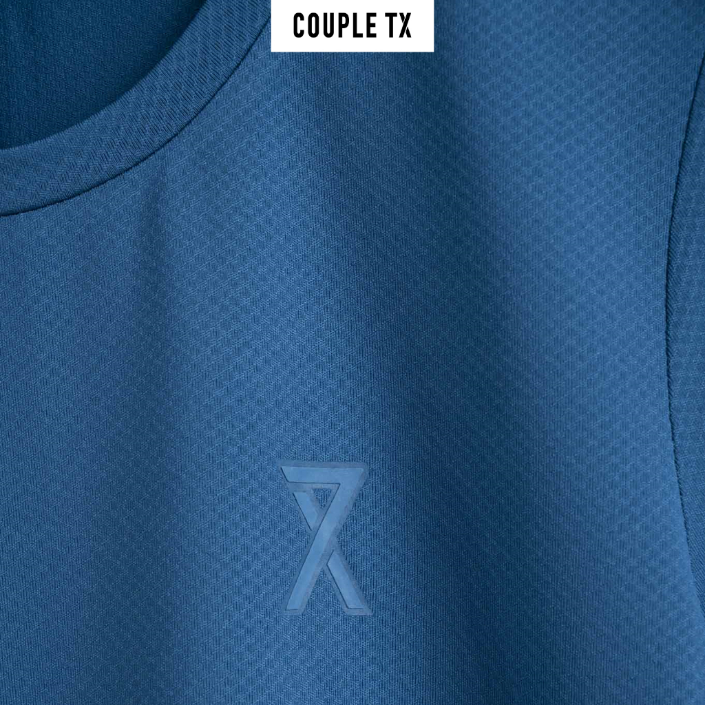 Áo Thun Thể Thao Nam Nữ Couple TX Slim Fit Logo X TS 284