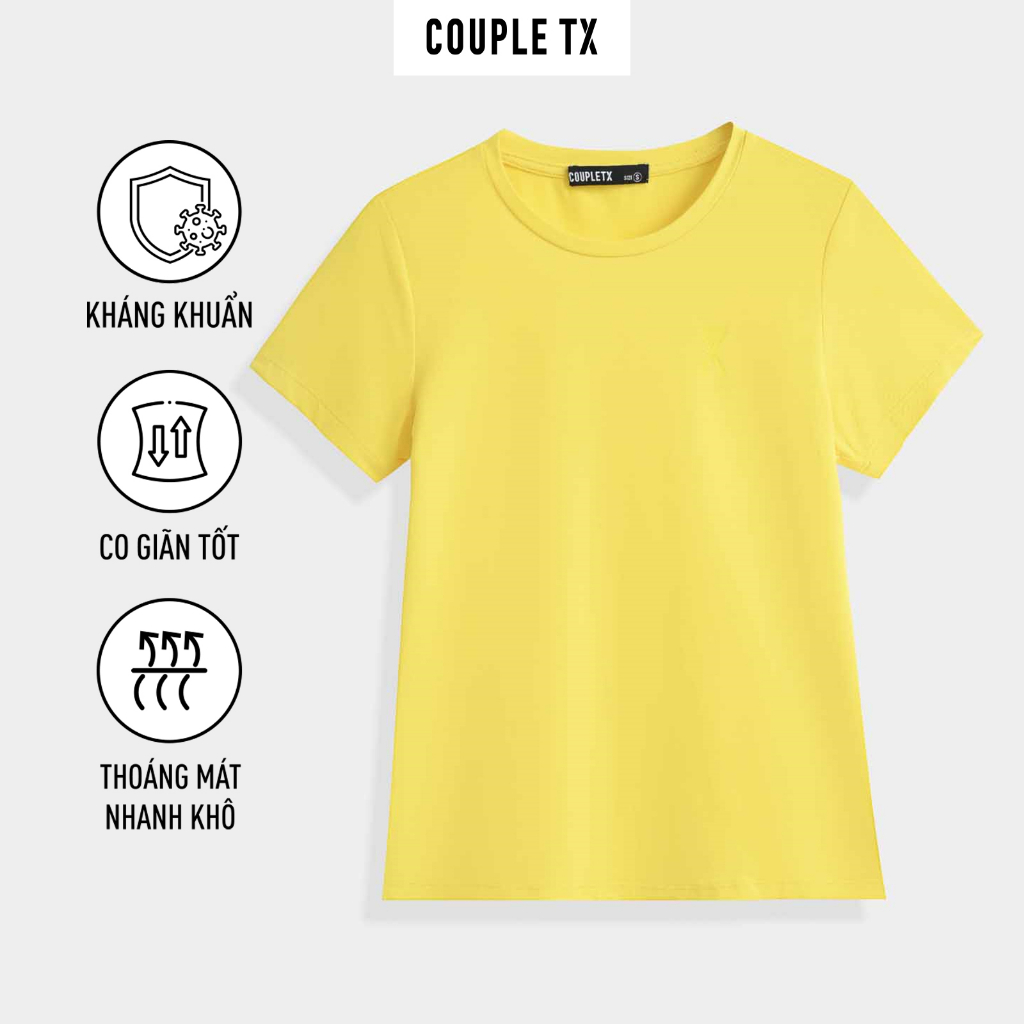 Áo Thun Thể Thao Nam Nữ Couple TX Slim Fit Logo X TS 284