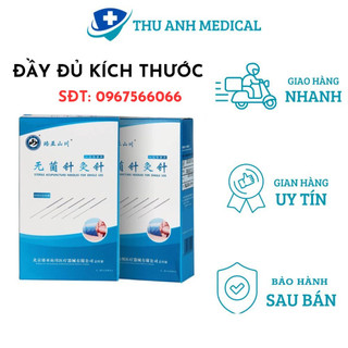 Kim châm cứu vô trùng Lạc Á dạng túi hộp 500 kim- Kim châm cứu siêu bén - Kim châm cứu đủ kích thước