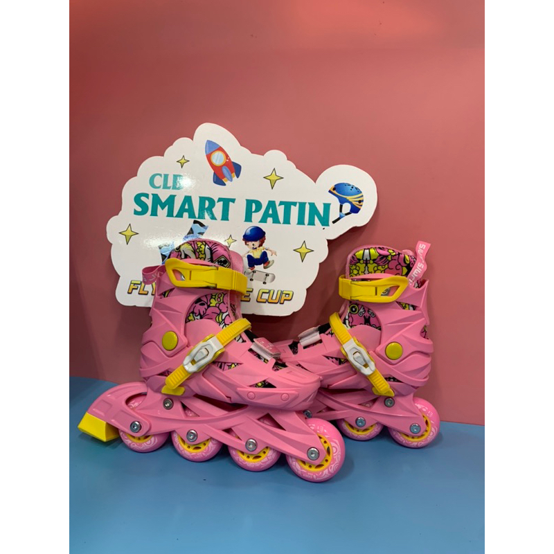 Giày patin Junior J1 cao cấp nhựa đúc toàn thân an toàn, có khoá bánh