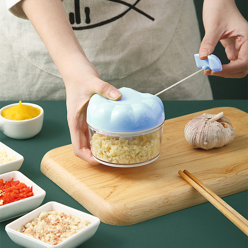 Dụng Cụ Xay Tỏi Ớt Rút Dây Mẫu Mới Super Pro