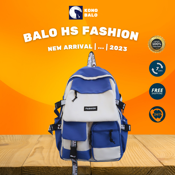 Balo Học Sinh Nam Nữ Fashion Đi Học Du Lịch Dã Ngoại Đựng Laptop Thời Trang Phong Cách Hàn Quốc -BL05