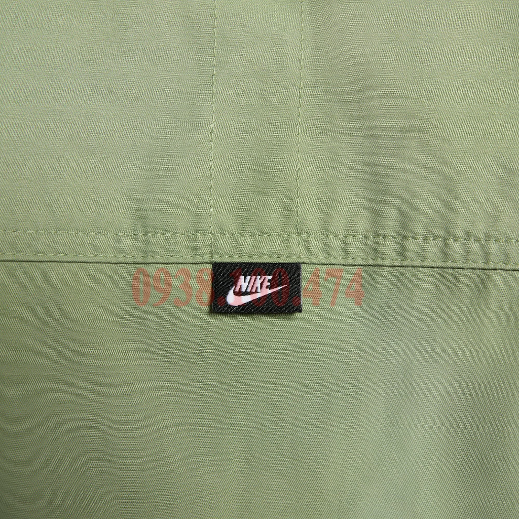 Áo khoác nam bomber Nike chính hãng 1 lớp màu xanh chất vải xịn không mũ trùm đầu