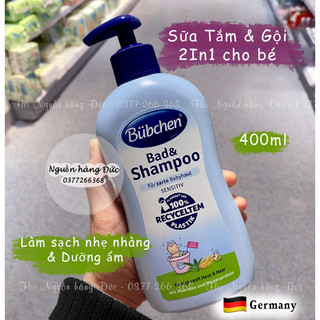 Sữa tắm gội Bubchen Nội địa Đức cho bé - Hàng Nội địa Đức