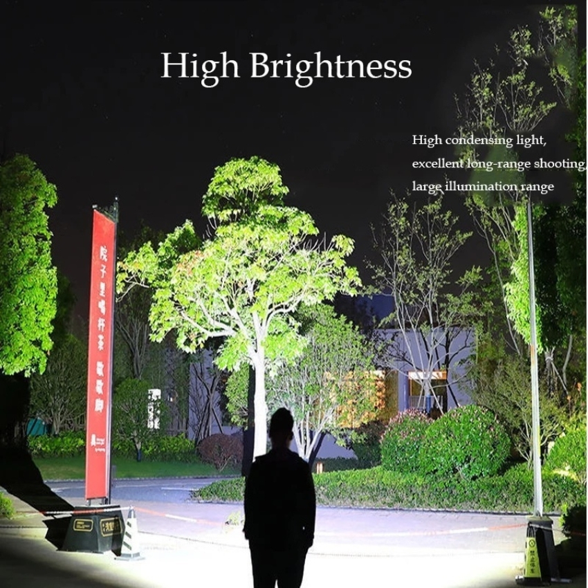 Đèn pin đội đầu 1 bóng cảm biến vẫy tay siêu sáng chiếu xa 300m - Đèn pin led chống thấm nước