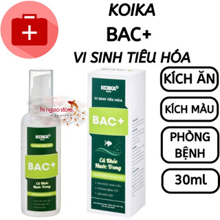 BAC+ Vi Sinh Tiêu Hóa cho cá, tép KOIKA - KOIKA cá khỏe nước trong | Hingaostore.