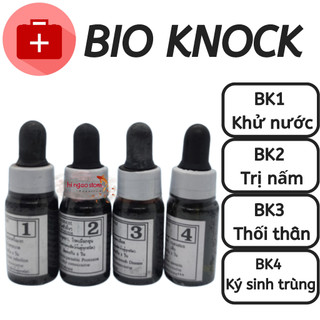 Combo 4 chai: Bio Knock 1, Bio Knock 2, Bio Knock 3, Bio Knock 4 và các sản phẩm lẻ - Sản phẩm giúp cá khỏe Hingaostore