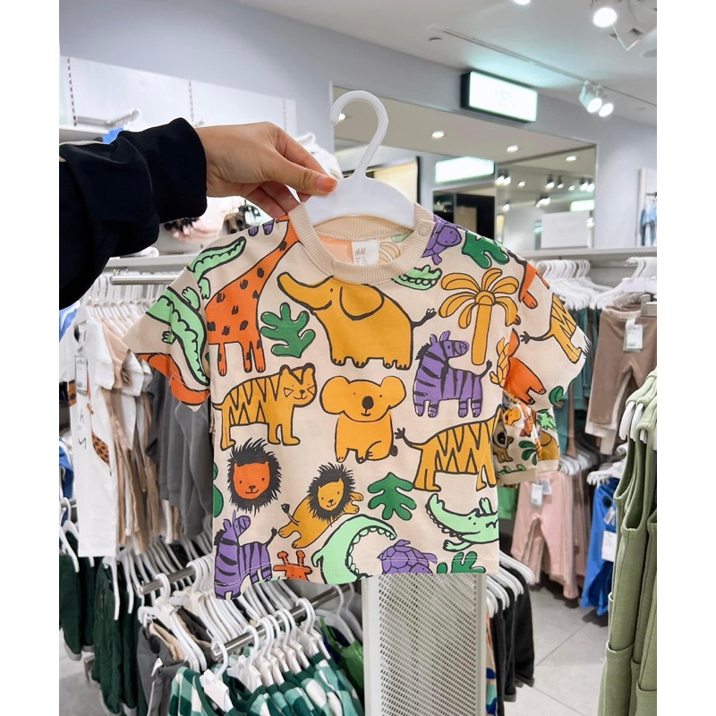 Áo phông bé trai Hm auth | 100% cotton