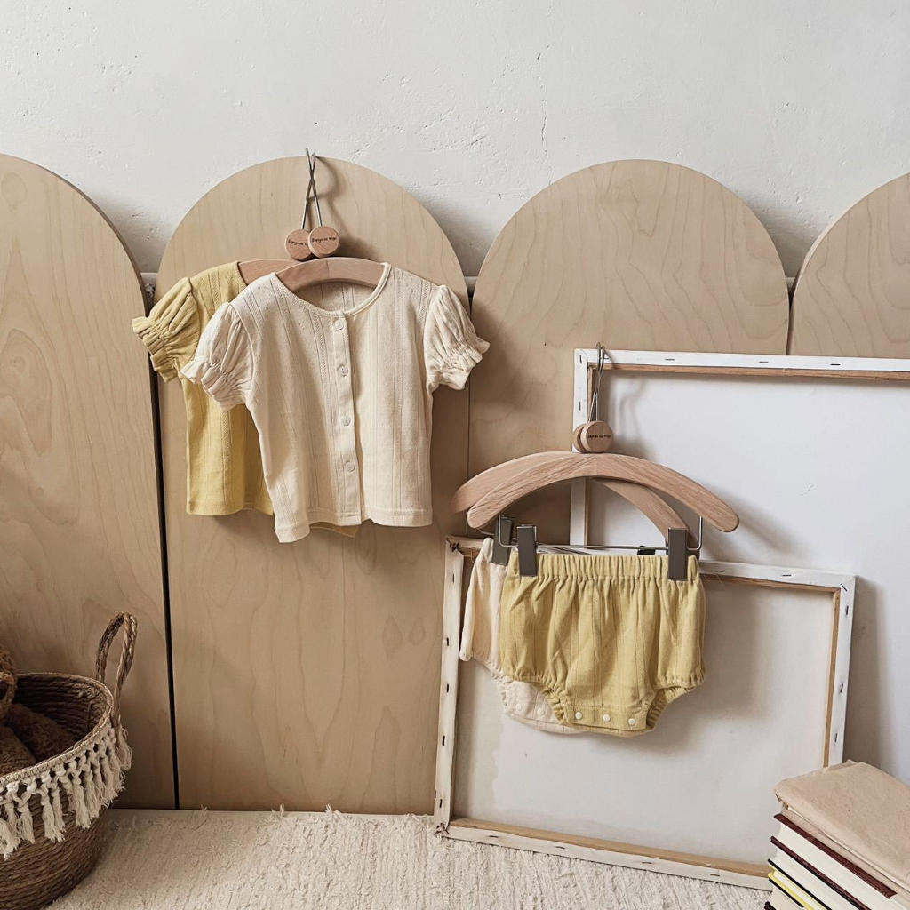 Bộ cộc mùa hè bộ quần áo ngắn tay mùa hè cho bé gái BB545