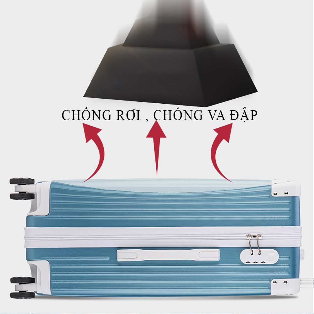 Vali du lịch BAMOZO size mini size20/ size24. Vali kéo xách tay bo góc chống va đập- BẢO HÀNH 5 NĂM