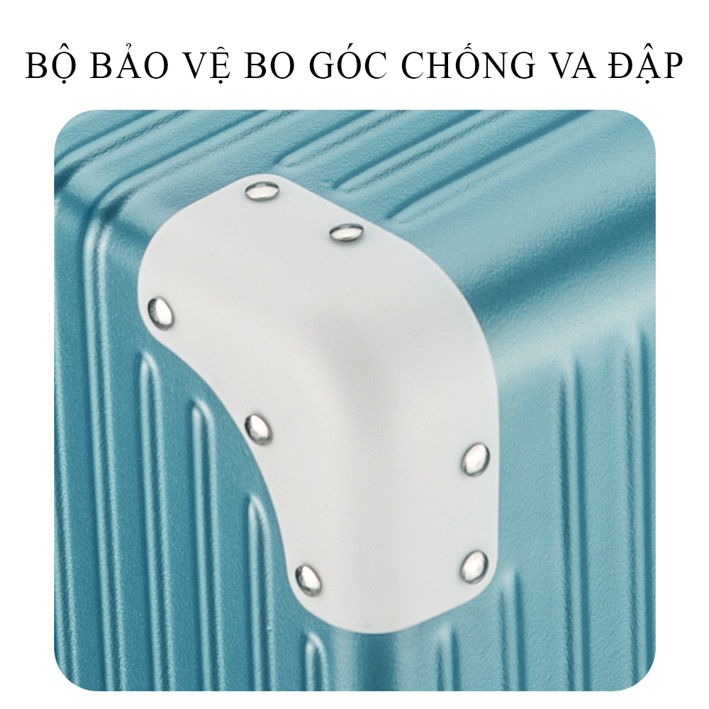 Vali du lịch BAMOZO size mini size20/ size24. Vali kéo xách tay bo góc chống va đập- BẢO HÀNH 5 NĂM