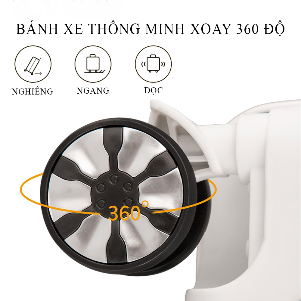 Vali du lịch BAMOZO size mini size20/ size24. Vali kéo xách tay bo góc chống va đập- BẢO HÀNH 5 NĂM