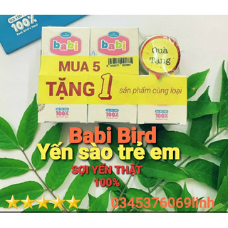 Babi Bird Nutrinest - Nước yến trẻ em sợi yến thật 100%