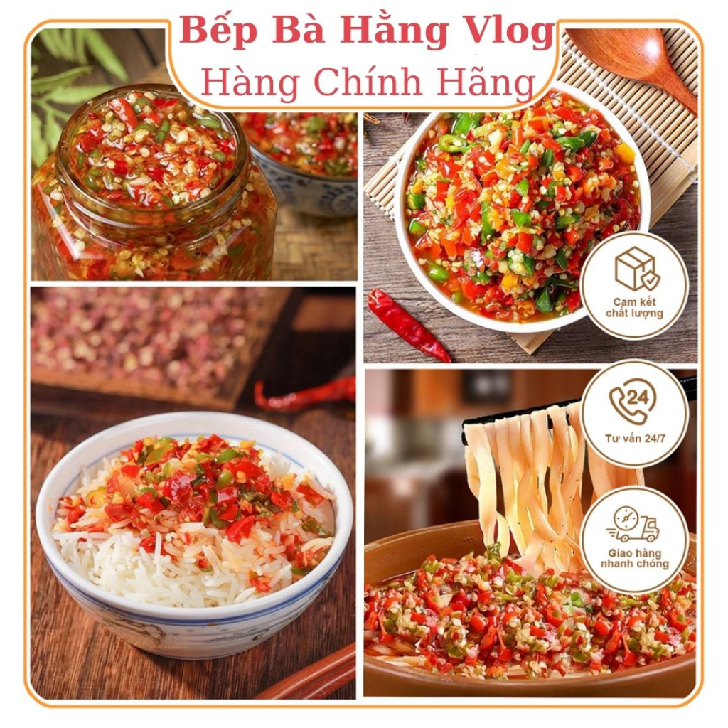 Ớt Chưng Loại Đặc Biệt Hồ Nam ⚡Hàng Chính Hãng 💥 - Món Ăn không thể thiếu ở mỗi gia đình người Hồ Nam