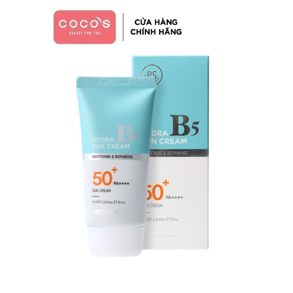 Kem Chống Nắng PrettySkin Phục Hồi Dưỡng Trắng Hydra B5 Suncream 70ml