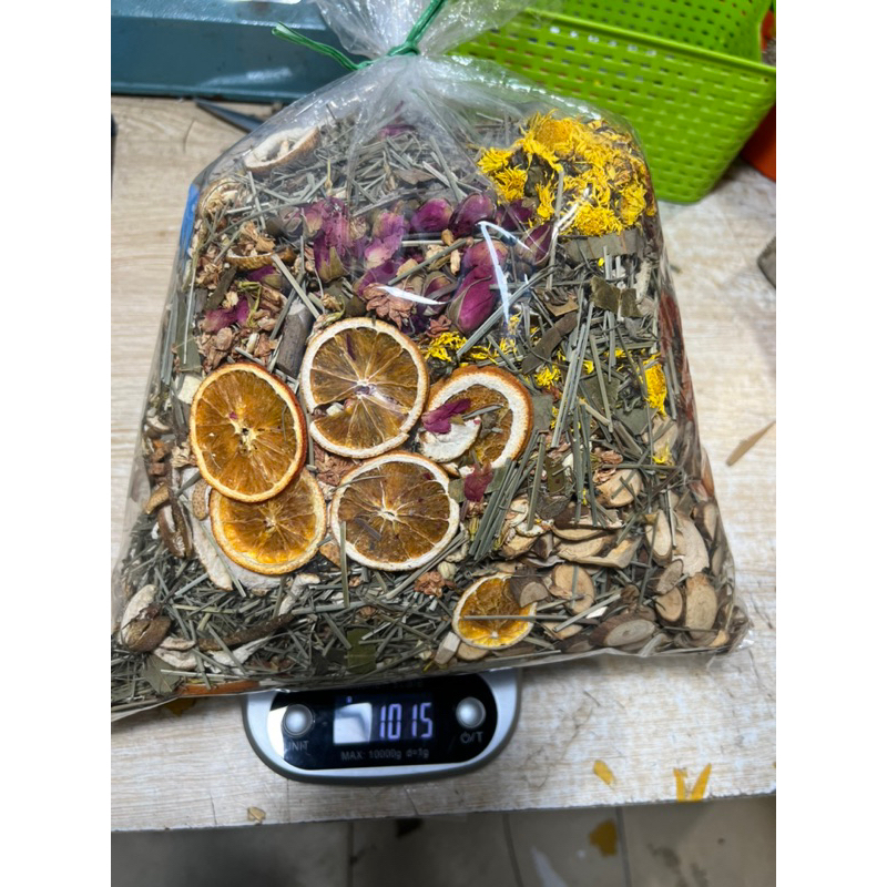 Hoa lá sả khô thảo thược xông hơi dưỡng sinh túi 1 Kg