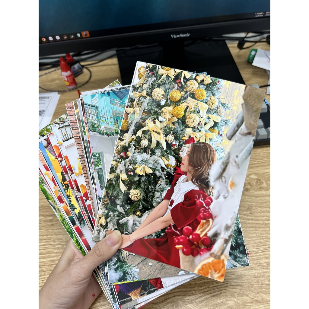 In ảnh combo 10 ảnh 10x15 tặng kèm 10 kẹp ảnh