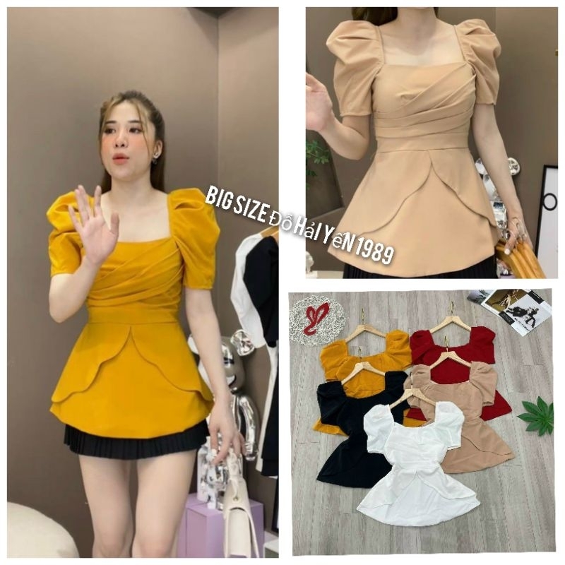 Áo Peplum Big Size (55kg đến 100kg) MSLT09