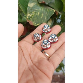  Combo 4 ốc 8li25 Salaya tặng long đền đỏ gắn gác chân sau Exciter Raider Satria Sonic Winner v.v... 