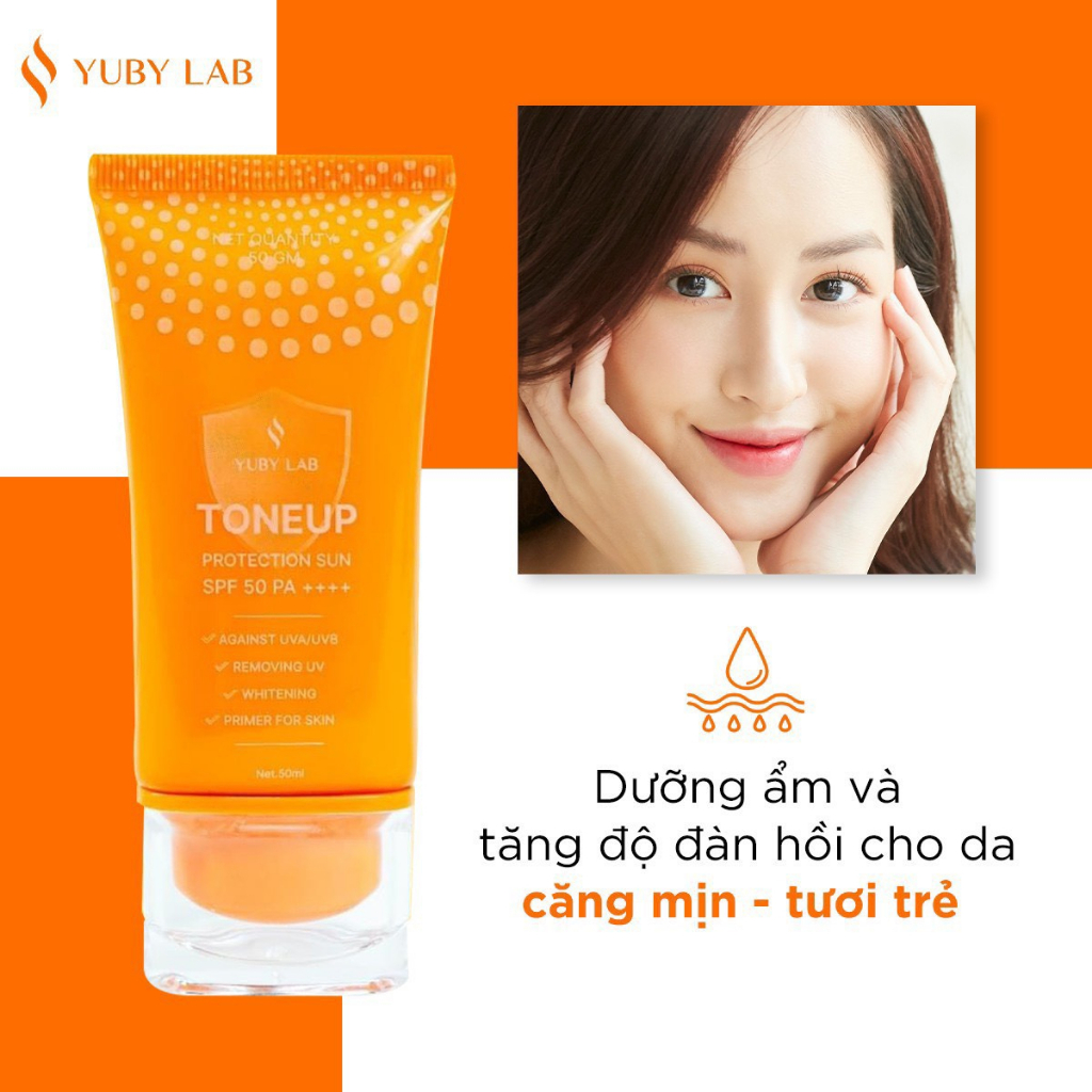 Kem Chống Nắng Toner Up Với Màng Lọc UV Giữ Ẩm Cho Da YUBY LAB PROTECTION SUN