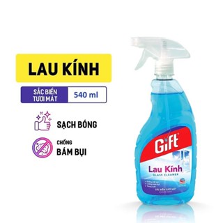 Gift Lau Kính Gift 540ml - Sản Phẩm Lau Sạch Kính Hiệu Quả, Tươi Mát