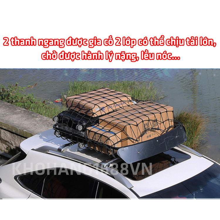 Cặp thanh ngang giá nóc kiểu cá mập, thanh ngang baga mui ô tô