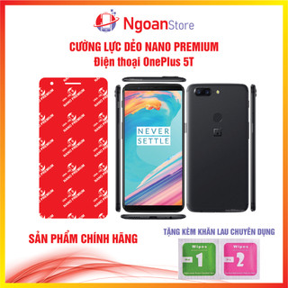 Cường lực dẻo Nano cho điện thoại OnePlus 5T - Ngoan Store