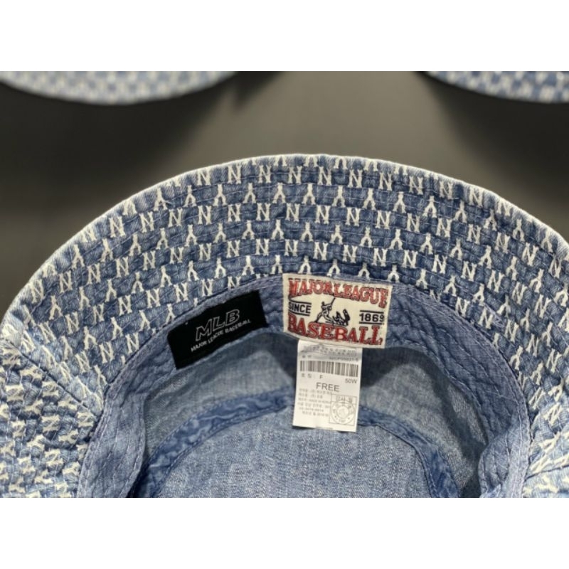 Bucket mũ vành Ny vải Jean 1995scap