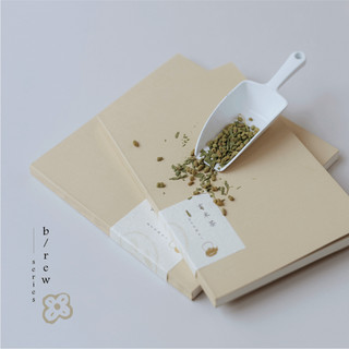 Sổ bìa giấy B/rew size Pocket A6 - 3 màu sắc tượng trưng cho 3 loại trà phổ biến của Nhật Bản 🍵