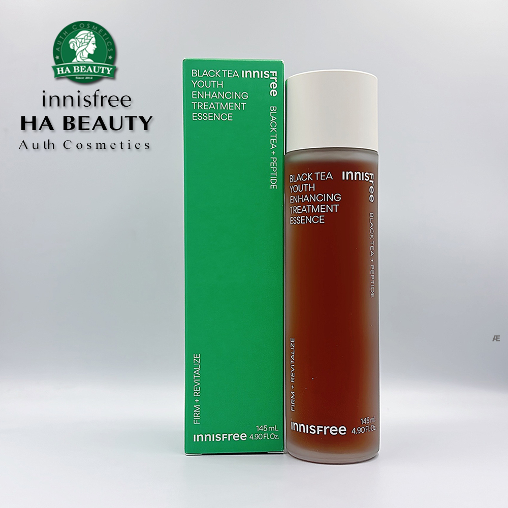 Nước dưỡng ngăn ngừa lão hóa từ trà đen innisfree Black tea Youth Enhancing Treatment Essence 145 mL