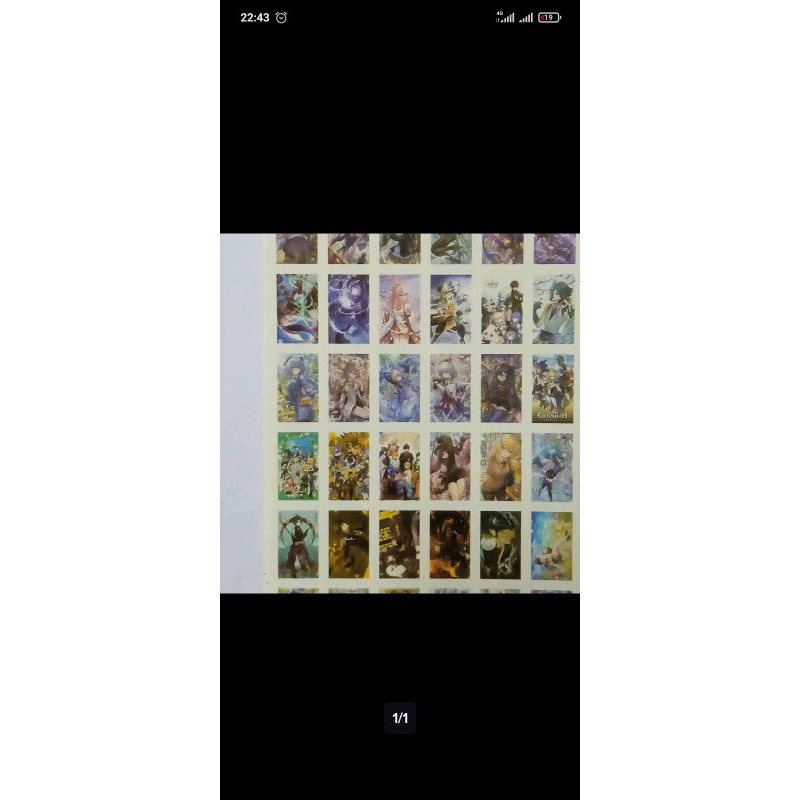 6 Băng dính nhỏ game genshin impact