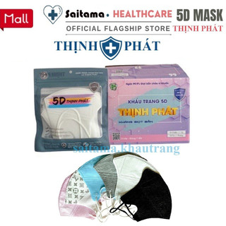 [ 100 CHIẾC ] 1 THÙNG KHẨU TRANG 5D THỊNH PHÁT KHÁNG KHUẨN