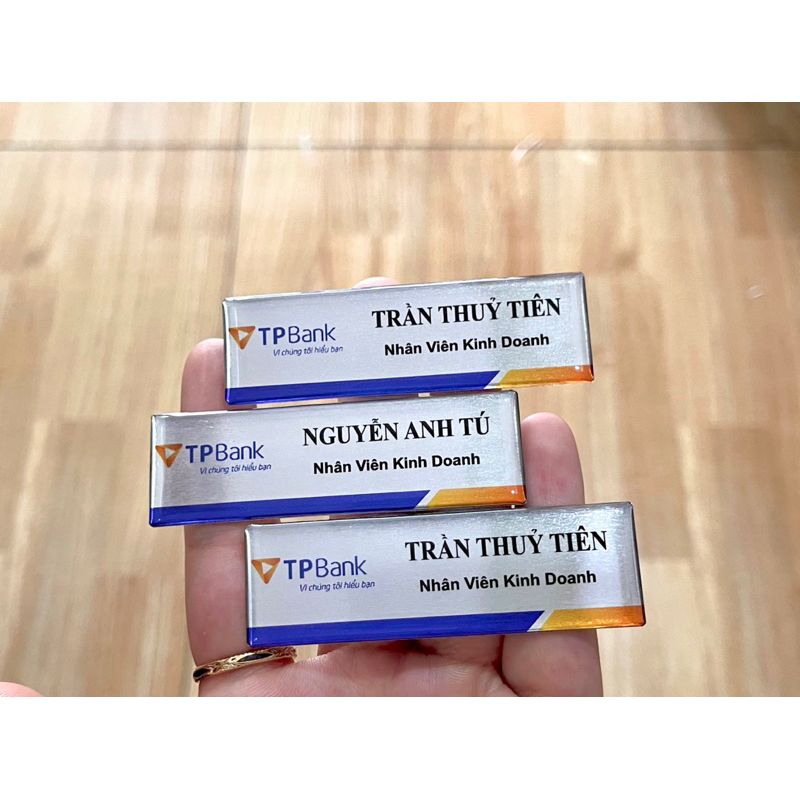 Bảng Tên TP Bank -Vui lòng gửi thông tin cho shop