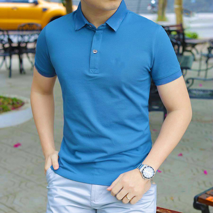 Áo Thun nam POLO vải Thun lạnh chất 100% cotton 4 chiều cao cấp sang trọng lịch lãm