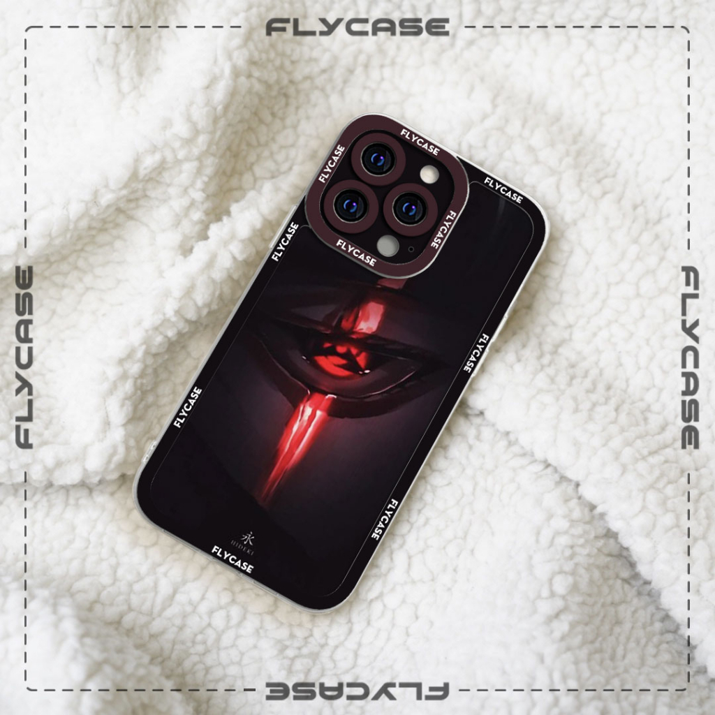 Ốp lưng iphone cạnh vuông Casefly Anime Naruto Mắt Sharingan 6plus/6s/7/7plus/8/8plus/x/xs/11/12/pro/promax