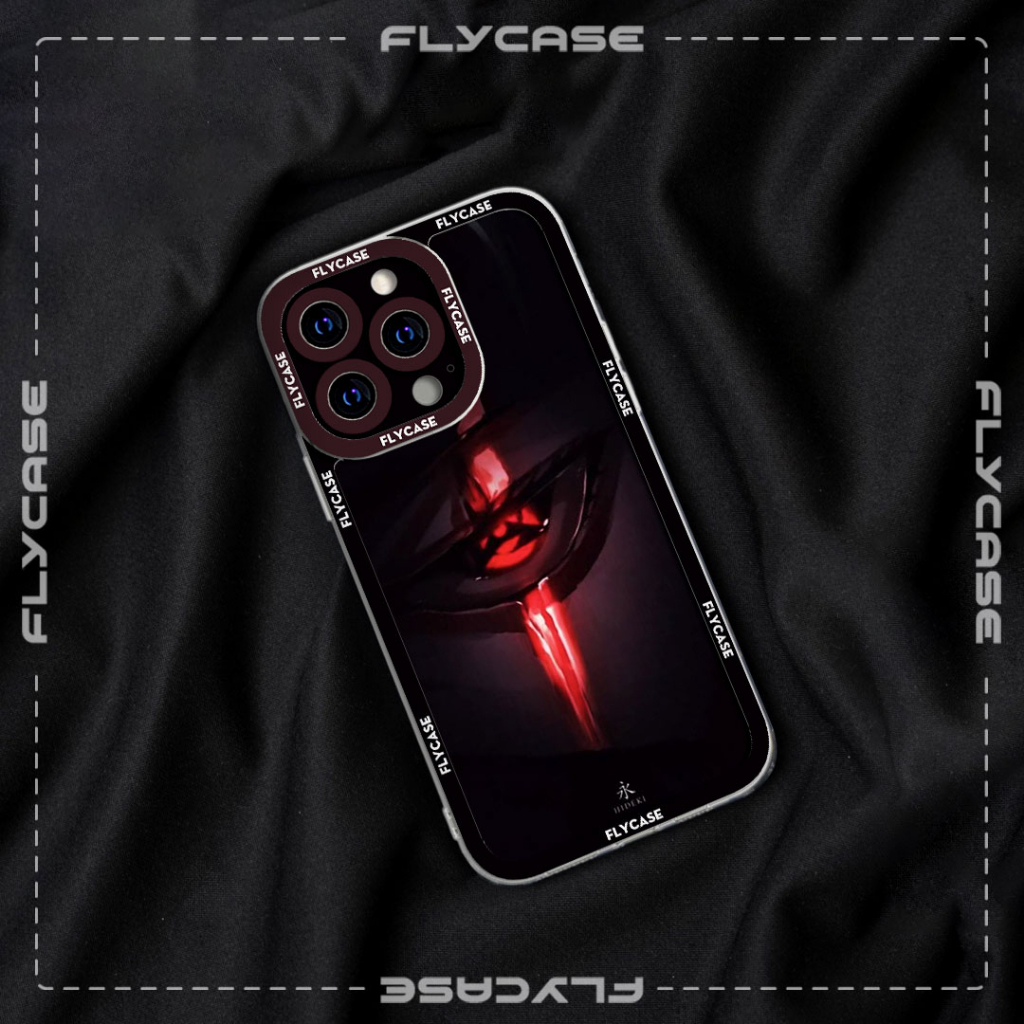 Ốp lưng iphone cạnh vuông Casefly Anime Naruto Mắt Sharingan 6plus/6s/7/7plus/8/8plus/x/xs/11/12/pro/promax