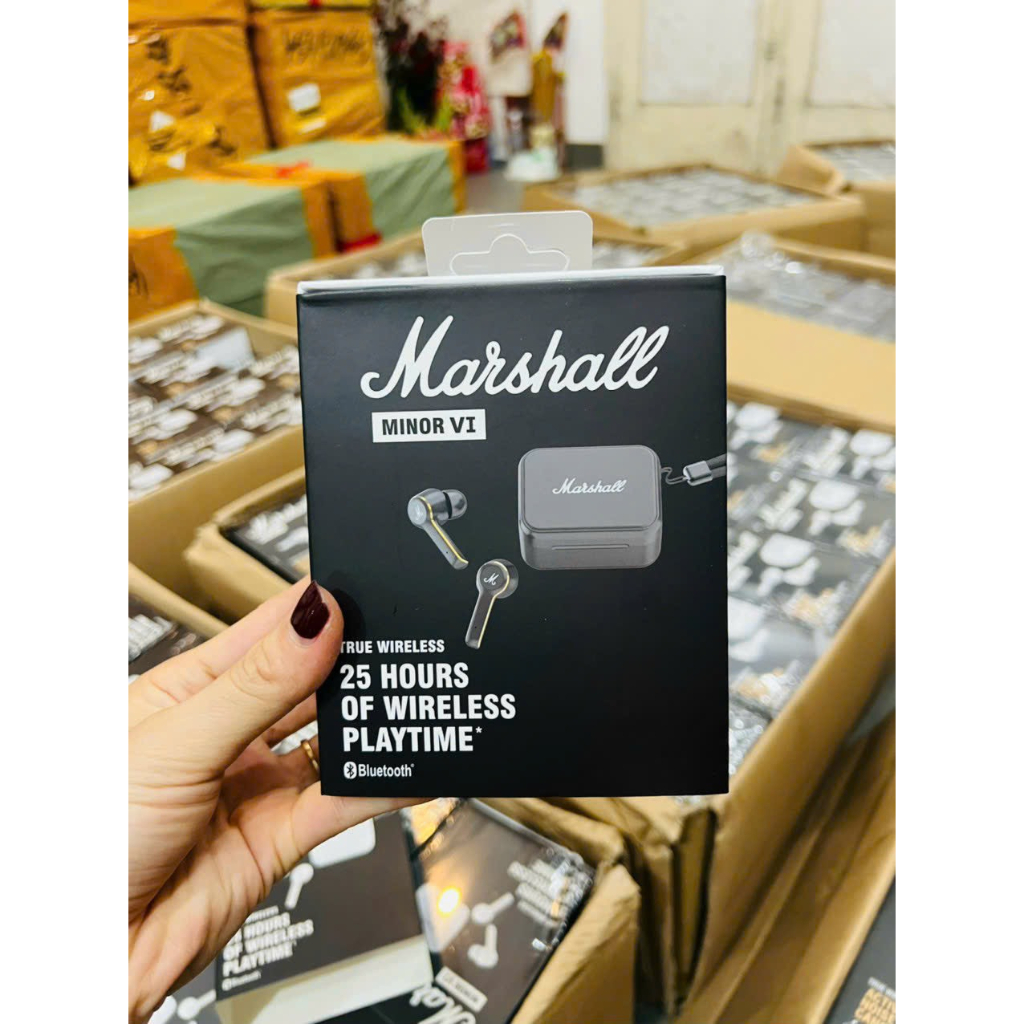 Tai Nghe Marshall Minor VI Phiên Bản Mới Nhất Âm Thanh Cực Hay Thiết Kế Cực Đẹp, Dễ Sử Dụng Bảo Hành 12 Thán