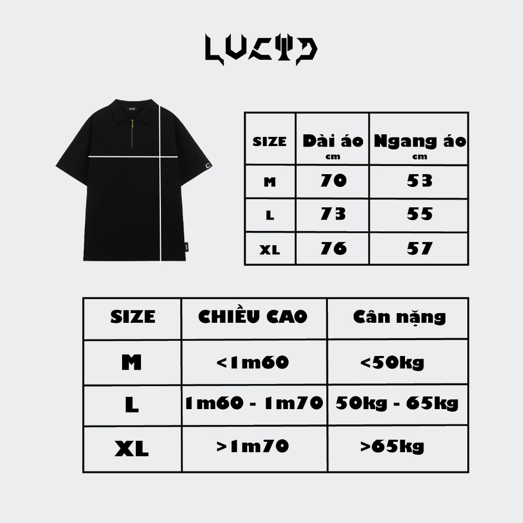 Áo Polo Local Brand Unisex LUCID Basic Nam Nữ Tay Lỡ From Rộng Chất Cotton