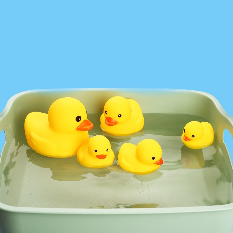 [Giá sỉ] Vịt vàng thả bồn tắm, phát ra tiếng kêu