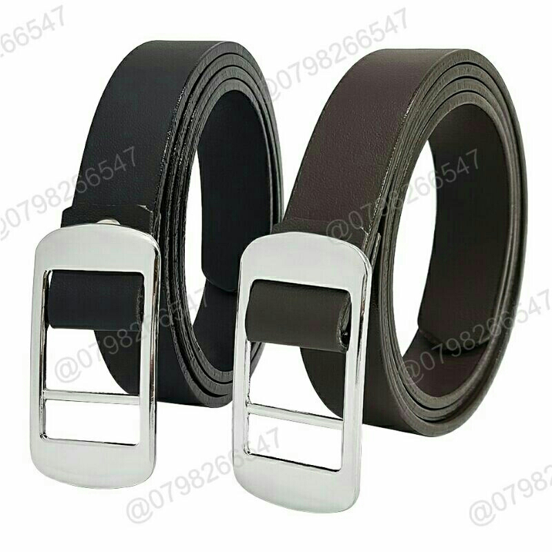 Mặt khoá luồn màu trắng thời trang bản nhỏ 2.3cm không cần bấm lỗ
