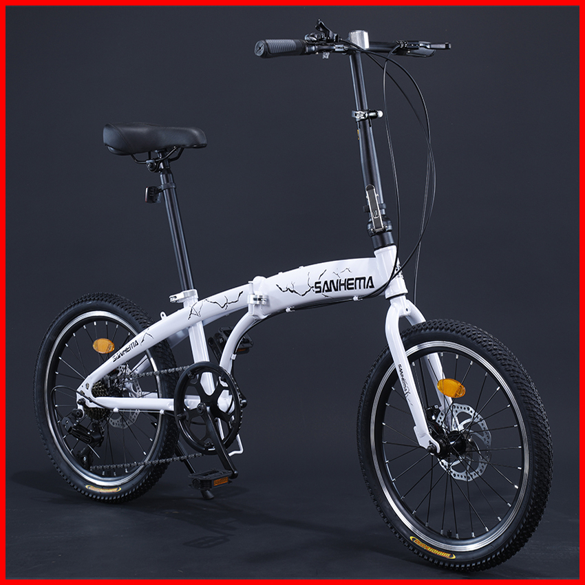 Xe đạp leo núi gấp gọn XINHHOME - Xe đạp gấp gọn 16inch Khung carbon siêu nhẹ tốc độ biến thiên chịu lực 150KG