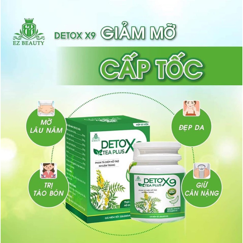 Detox x9 giảm bụng
