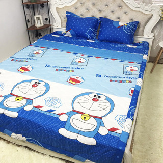 Bộ 5 Món Chăn Ga Gối Mẫu Doremon Thư