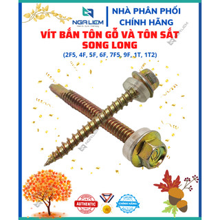 Vít bắn tôn gỗ và tôn sắt song long 2f5, 4f, 5f, 6f, 7f5, 9f, 1t, 1t2