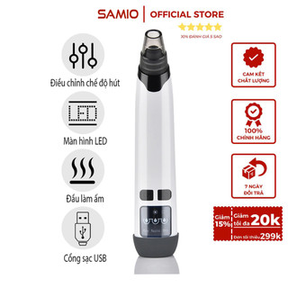 Mụn cầm tay hút mụn đầu đen dụng cụ làm sạch lỗ chân lông làm nóng giúp hút mụn cám mụn đầu đen