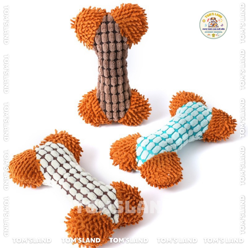 Đồ Chơi Xương Nhồi Bông Cho Chó Mèo - Đồ Chơi Nhồi Bông Size Lớn Cho Thú Cưng