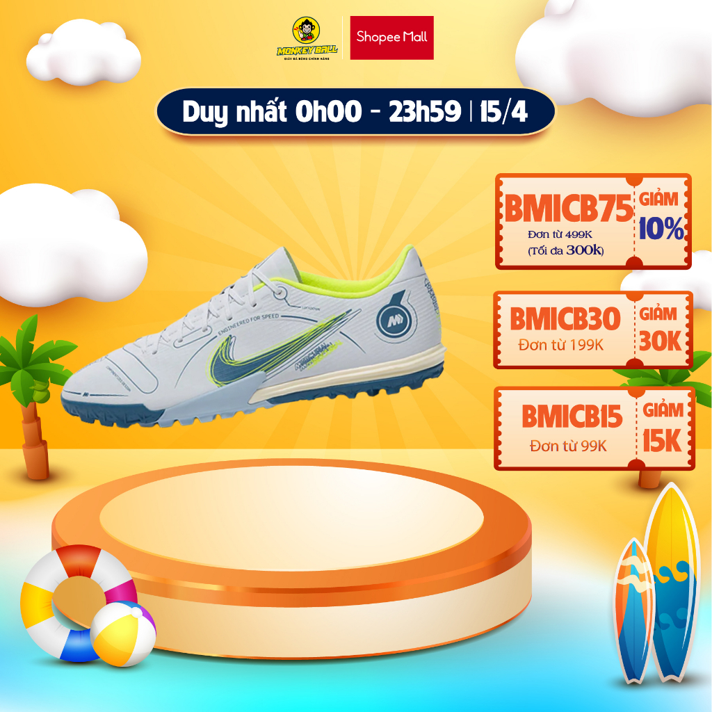 Giày Đá Bóng Nam_Nike Mercurial Vapor 14 Academy TF Chính Hãng - Chất Liệu Da Tổng Hợp