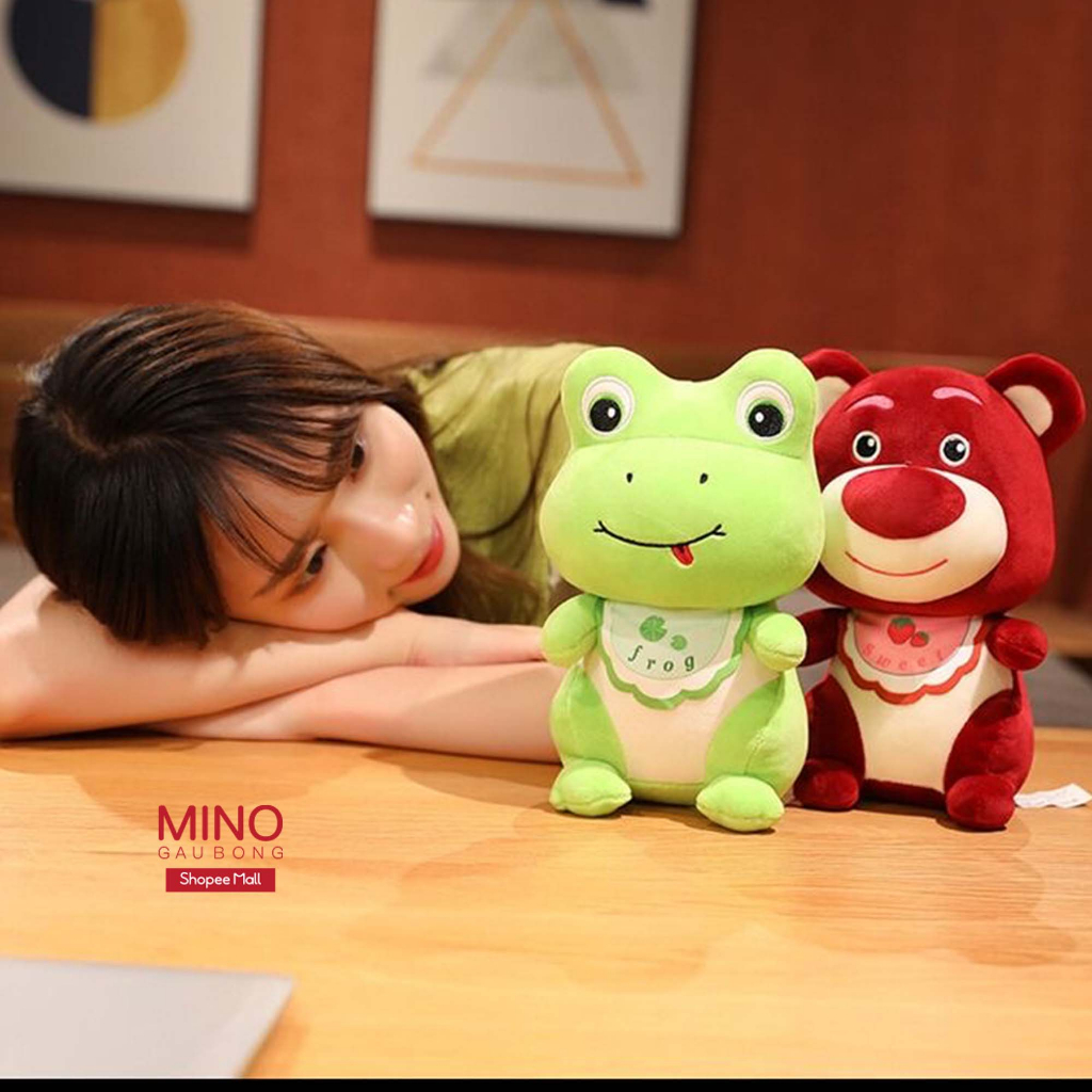 Gấu Bông Lotso Huggin Bear, Gấu Bông Dâu Cao Cấp MINO STORE TH216