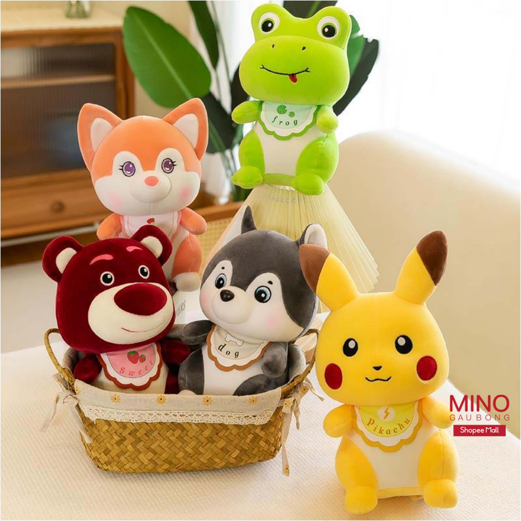 Gấu Bông Lotso Huggin Bear, Gấu Bông Dâu Cao Cấp MINO STORE TH216