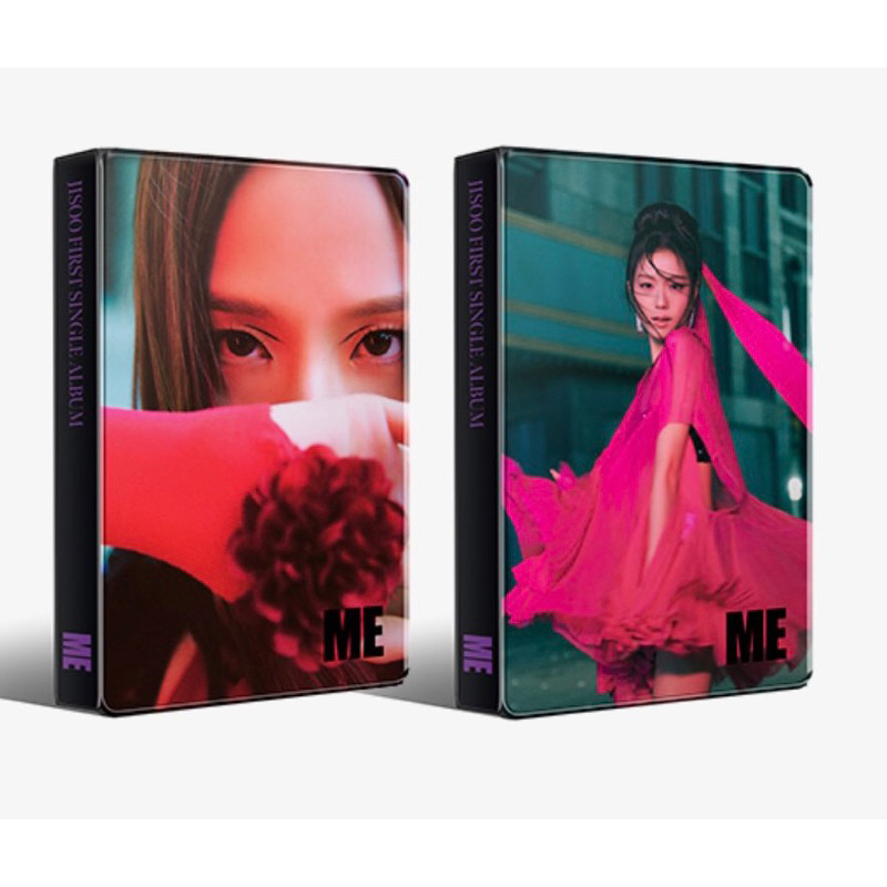 Bộ album bo góc FLOWER - “ME” | BLACKPINK Jisoo | Chính hãng Hàn Quốc (không POB/poster rời)